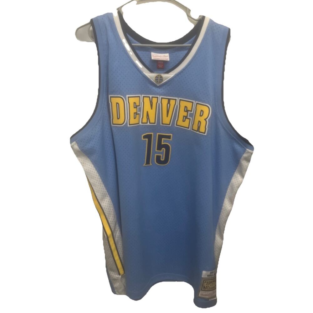 Nikola Jokic 2016 Road Denver Nuggets Unisex Blue Jersey Mitchell & Ness 3XL.